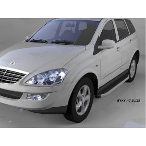 Пороги алюминиевые (Alyans) Ssang Yong Kyron (Ссанг Йонг Кайрон) (2006-)