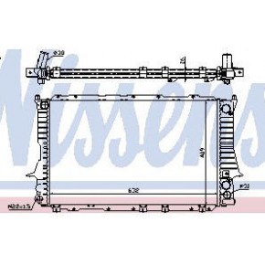 Радиатор охлаждения Audi A6 C4