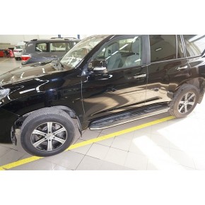 Защита штатных порогов Toyota Land Cruiser 150 (2009- /2017-) d42