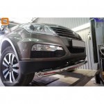 Защита переднего бампера Ssang Yong Rexton (Ссанг Йонг Рекстон) (2007-2012 / 2012-) (одинарная) d 76
