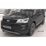 Пороги алюминиевые (Onyx) Ford Explorer (2011-)
