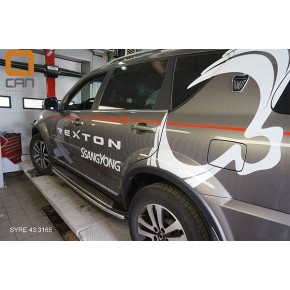 Защита штатных порогов Ssang Yong Rexton (Ссанг Йонг Рекстон) (2012-) d 42