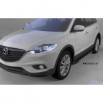 Пороги алюминиевые (Onyx) Mazda (Мазда) CX9 (2013-)