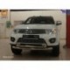 Защита переднего бампера Mitsubishi Pajero Sport (2008-2016)/L200 (2014- 2015 кроме комплектации Invite) (двойная) d 76/60