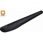 Пороги алюминиевые (Sapphire Black) Mazda (Мазда) BT50 (2006-2011)/ Ford Ranger (2006-2012)