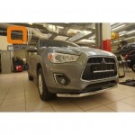 Защита переднего бампера Mitsubishi ASX (Митсубиши ASX) (2012-2016) (одинарная) d 60