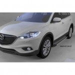 Пороги алюминиевые (Topaz) Mazda (Мазда) CX9 (2013-)
