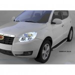 Пороги алюминиевые (Alyans) Geely (Джили) Emgrand X7 (2014-)