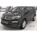 Пороги алюминиевые (Emerald Black) Honda Pilot (2016-)/ Acura MDX (2014-)