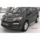 Пороги алюминиевые (Sapphire Silver) Honda Pilot (2016-)/ Acura MDX (2014-)