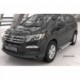 Пороги алюминиевые (Brillant) Honda Pilot (2016-)/ Acura MDX (2014-) (серебр)