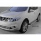 Пороги алюминиевые (Opal) Nissan Murano (2008-2015)