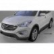 Пороги алюминиевые (Emerald Black) Hyundai Grand Santa Fe (2013-)