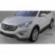 Пороги алюминиевые (Ring) Hyundai Grand Santa Fe (2013-)