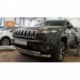 Защита переднего бампера JEEP Cherokee Тrailhawk (2014-) (двойная) d76/60