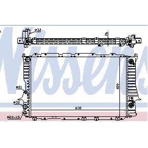 Радиатор охлаждения Audi A6 C4