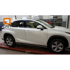 Защита штатных порогов Lexus NX 200 (2014-) d 42
