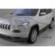 Пороги алюминиевые (Zirkon) Jeep Cherokee (2014-)