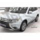Пороги алюминиевые (Zirkon) Mitsubishi Outlander (Митсубиши Аутлендер) (06-12