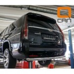 Защита заднего бампера Cadillac Escalade (2014-) (одинарная) d 76