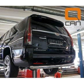 Защита заднего бампера Cadillac Escalade (2014-) (одинарная) d 76