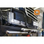 Защита переднего бампера Cadillac Escalade (2014-) (Shark) d 76