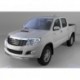 Защита переднего бампера Toyota Hilux (2012-2015) короткая (овал) d 75x42*