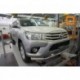 Защита переднего бампера Toyota Hilux (2015-) / Toyota Fortuner (2017-) (одинарная) d76