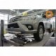 Защита переднего бампера Toyota Hilux (2015-) / Toyota Fortuner (2017-) (двойная Shark) d76/76