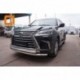 Защита переднего бампера Lexus LX (2015-) (двойная) d76/60