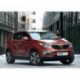 Пороги Rival Black Hyundai IX35 2010-2013-2015/Kia Sportage 2010-2014-2015, черный кант 173 см