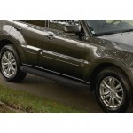 Пороги Rival Black Mitsubishi Pajero IV 2006-2011-2014-, черный кант 173 см