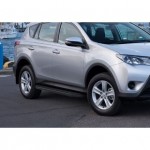 Пороги Rival Black Toyota Rav 4 2006-2010-2013, черный кант 160 см