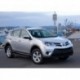 Пороги Rival Black Toyota Rav 4 2006-2010-2013, черный кант 160 см