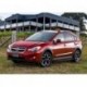 Пороги Rival Black Subaru XV 2011-2016, черный кант 173 см