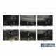 Пороги Rival Black Subaru XV 2011-2016, черный кант 173 см