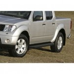 Пороги Rival Black Nissan Pathfinder 2004-2010-2014, черный кант 173 см