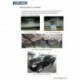 Пороги Rival Black Nissan Pathfinder 2004-2010-2014, черный кант 173 см