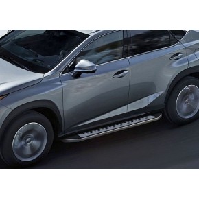 Пороги Rival Bmw-Style Lexus NX 2014-2017, овал 173 см