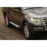 Пороги Rival Bmw-Style Mitsubishi Pajero IV 2006-2011-2014-, круг 173 см