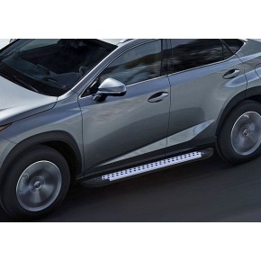 Пороги Rival Bmw-Style Lexus NX 2014-2017, круг 173 см