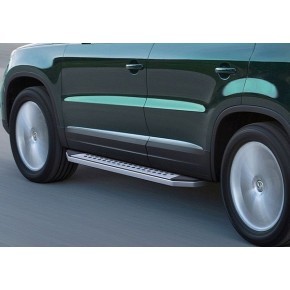 Пороги Rival Bmw-Style Volkswagen Tiguan 2007-2011-2017, овал 173 см