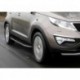 Пороги Rival Premium Hyundai IX35 2010-2013-2015, нержавеющая сталь 173 см