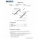 Пороги Rival Premium Honda CR-V 2007-2010-2012, нержавеющая сталь 173 см