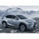 Пороги Rival Premium Lexus NX 2014-2017, нержавеющая сталь 173 см