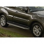 Пороги Rival Premium Mitsubishi Pajero IV 2006-2011-2014-, нержавеющая сталь 173 см