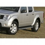 Пороги Rival Premium Nissan Pathfinder 2004-2010-2014, нержавеющая сталь 173 см