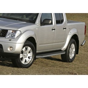 Пороги Rival Premium Nissan Pathfinder 2004-2010-2014, нержавеющая сталь 173 см