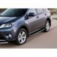 Пороги Rival Premium Toyota Rav 4 2006-2010-2013, нержавеющая сталь 173 см