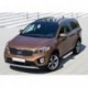 Пороги Rival Silver Hyundai IX35 2010-2013-2015/Kia Sportage 2010-2014-2015, алюминиевый профиль 173 см